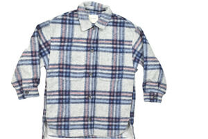Men's Lucky Brand Flannel Jacket Shirt Size S Long Sleeve Plaid Big Pockets